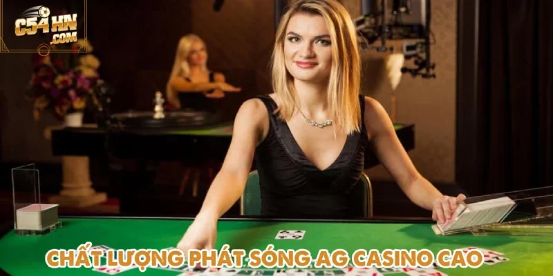 AG Live Casino sở hữu hình ảnh và âm thanh sắc nét để nâng tầm cảm xúc